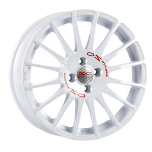 OZ Racing SUPERTURISMO GT 14" White Alloy Wheels - 6.5J ET36 4x100