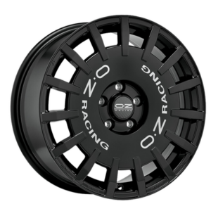 OZ Racing RALLY RACING 19" Gloss Black Alloy Wheels - 8J ET44 5x112
