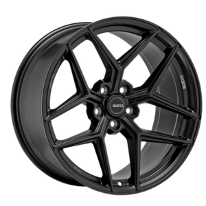 Sparco FF3 19" Matt Black Alloy Wheels - 9J ET24 5x112