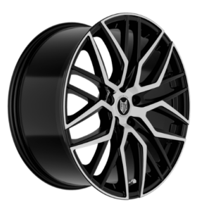 Fox BMA S1 19" Black Polish Alloy Wheels - 8.5J 5x112