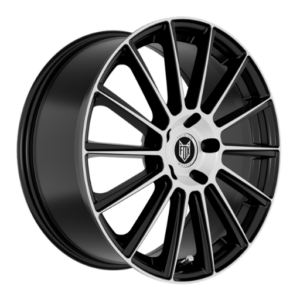Fox MBM 18" Black Polish Alloy Wheels - 8J ET45 5x112