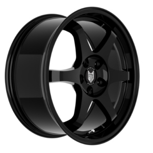 Fox PF5 18" Gloss Black Alloy Wheels - 8J ET32 4x100
