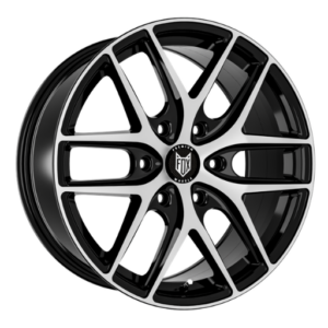 Fox WX3 20" Black Polish Alloy Wheels - 8.5J 6x120