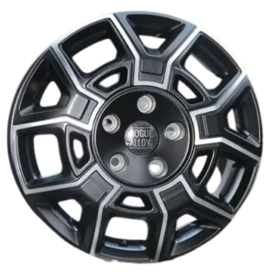 Rogue RV 16x6.0 5x118 ET65 Satin Black Polished