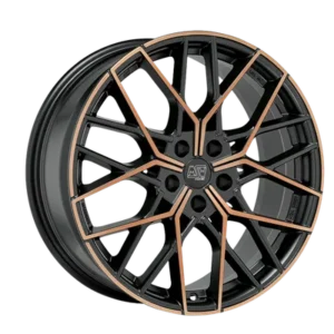 MSW 74 20" Matt Black Copper Fp Alloy Wheels - 7J ET40 5x112