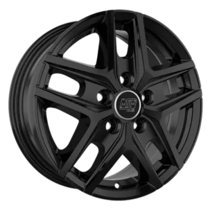 MSW 40 VAN 16" Gloss Black Alloy Wheels - 7.5J ET50 5x120