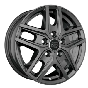 MSW 40 VAN 16" Gloss Dark Grey Alloy Wheels - 8J ET50 5x120