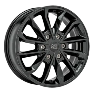 MSW 42 VAN 19" Gloss Black Alloy Wheels - 8J ET52 6x120