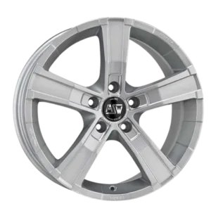MSW SAHARA 5 18" Full Silver Alloy Wheels - 8.5J ET45 5x120