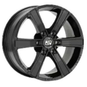 MSW SAHARA 6 18" Gloss Black Alloy Wheels - 8J ET25 6x139.7