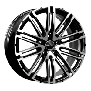 GMP Italia Targa 21" Black Polished Alloy Wheels - 10J ET50 5x130