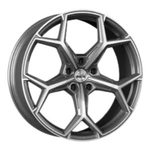Antera A101 - 1030KG 22" Grey Polished Alloy Wheels - 10.5J ET30 5x120
