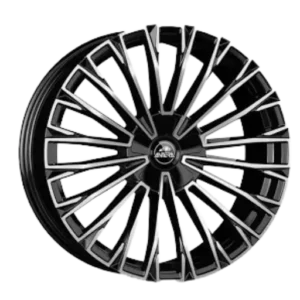 Antera A103 - 800KG 20" Black Polished Alloy Wheels - 8.5J ET35 5x112