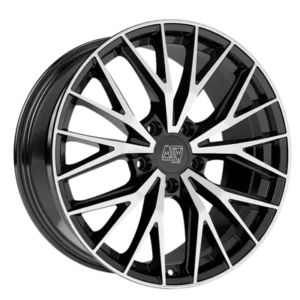 MSW 44 20" Gloss Black Full Polished Alloy Wheels - 8J ET32 5x130