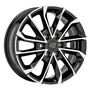 MSW 42 VAN 19" Gloss Black Full Polished Alloy Wheels - 8J ET52 6x120