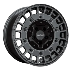 SuperMetal Rig 17" Grey Alloy Wheels - 7.5J ET48 5x120