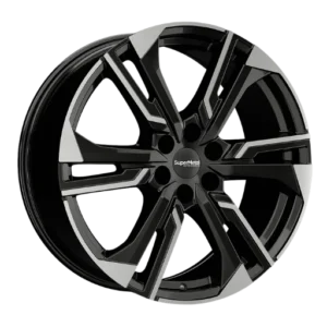 SuperMetal Switch 20" Black Polished Alloy Wheels - 8.5J ET42 6x120