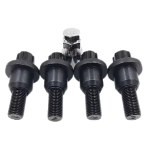 LOCK BOLT FLAT 14X1.50 X28 17/19 RR TO T5 BLK