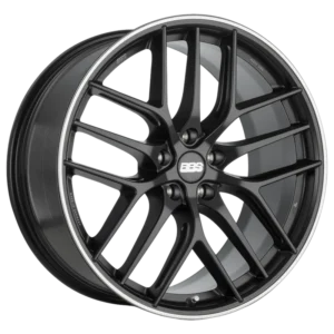 BBS CC-R 20" Satin Black with Stainless Rim Protector Alloy Wheels - 9J ET38 5x112