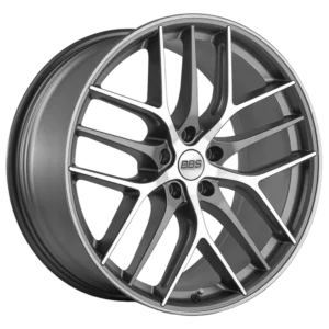 BBS CC-R 20" Satin Graphite with Polished Face & Stainless Rim  Alloy Wheels - 9J ET38 5x112