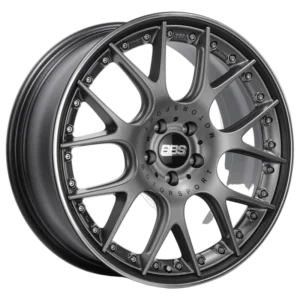 BBS CH-R II 21" Platinum Silver with Black Rim & Stainless Rim Pro Alloy Wheels - 9J ET35 5x114.3