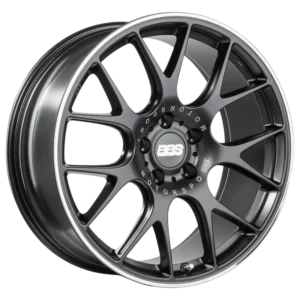 BBS CH-R 20" Satin Black with Stainless Rim Protector Alloy Wheels - 8.5J ET40 5x112