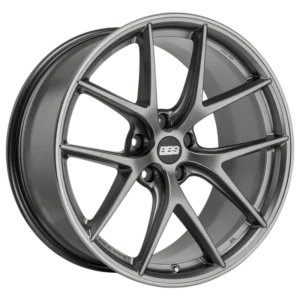 BBS CI-R 19" Satin Platinum with Stainless Rim Protector Alloy Wheels - 10J ET25 5x112