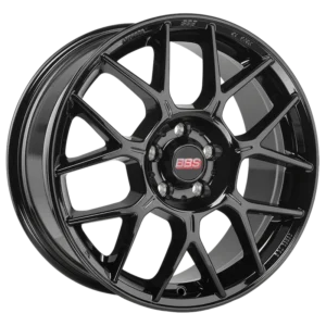 BBS XR 17" Gloss Black Alloy Wheels - 7.5J ET35 5x114.3